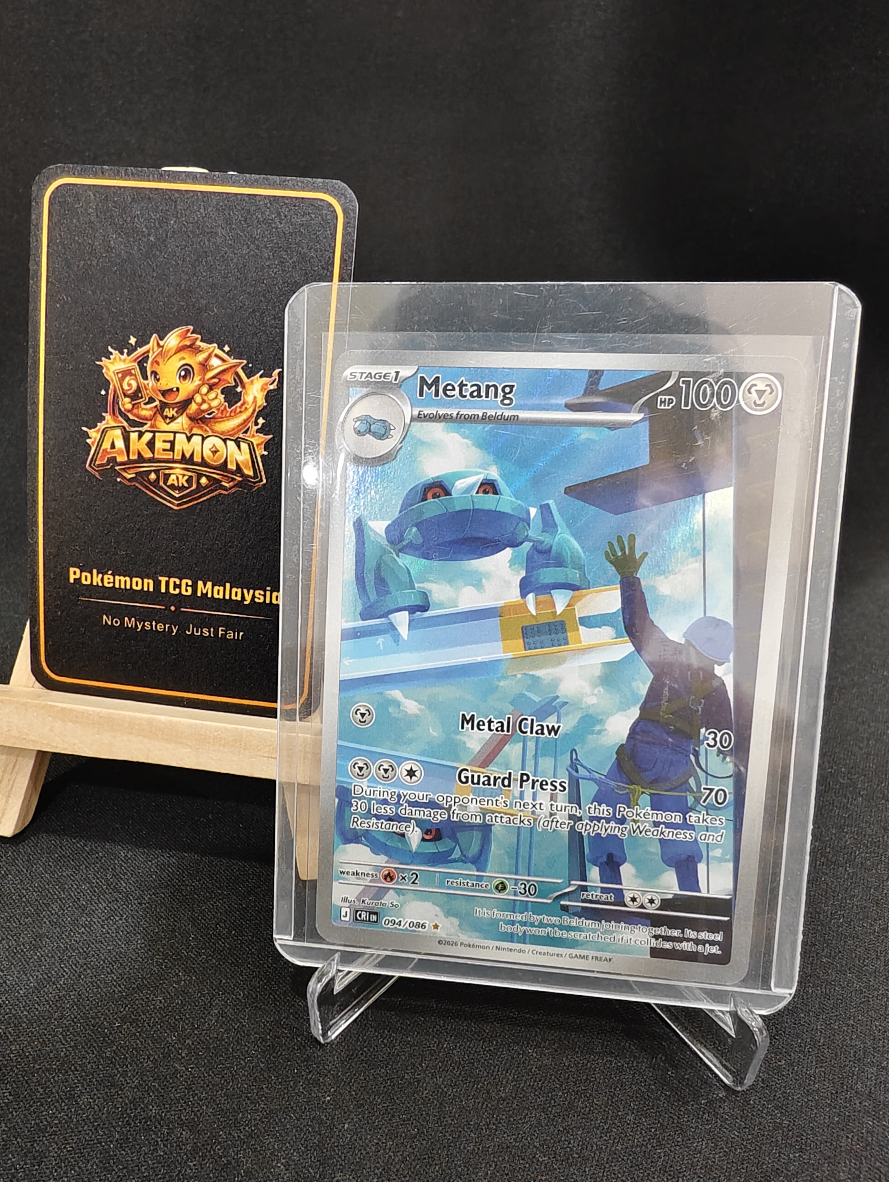 Metang Chaos Rising 094/086 Raw Cards