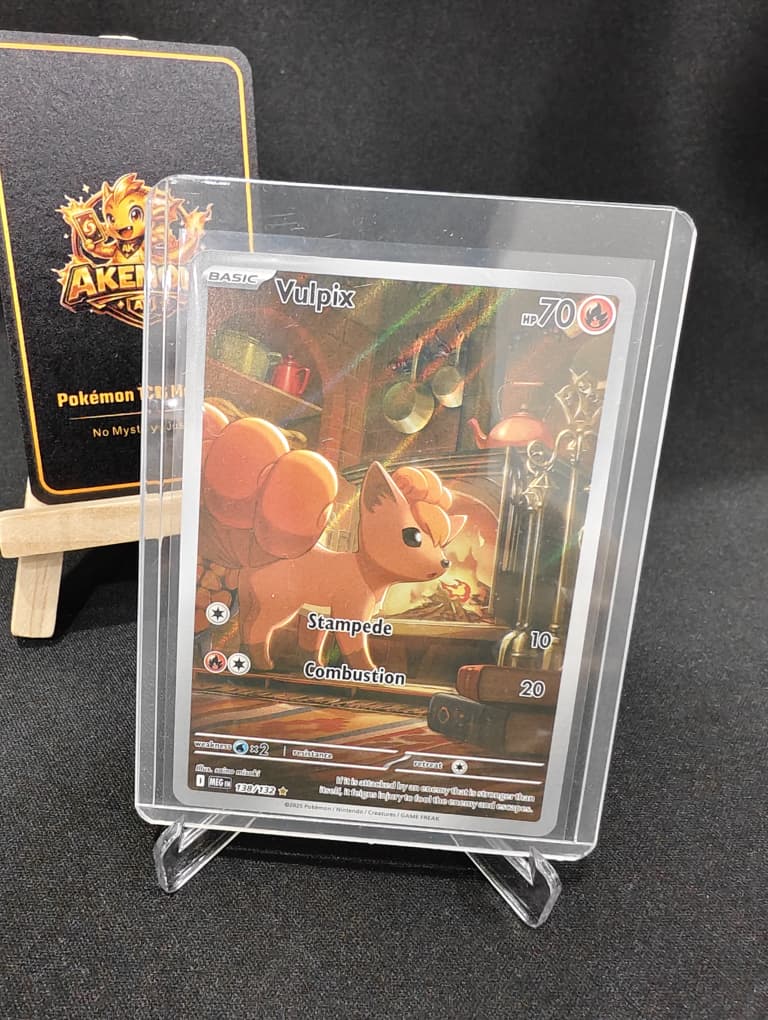 Vulpix Art Rare 138/132 Mega Evolutions Base Set English Raw Cards