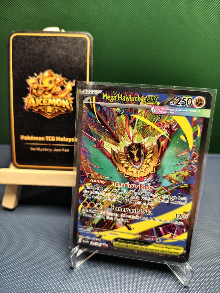 Mega Hawlucha EX SIR 283/217 Raw Cards Ascended Heroes English